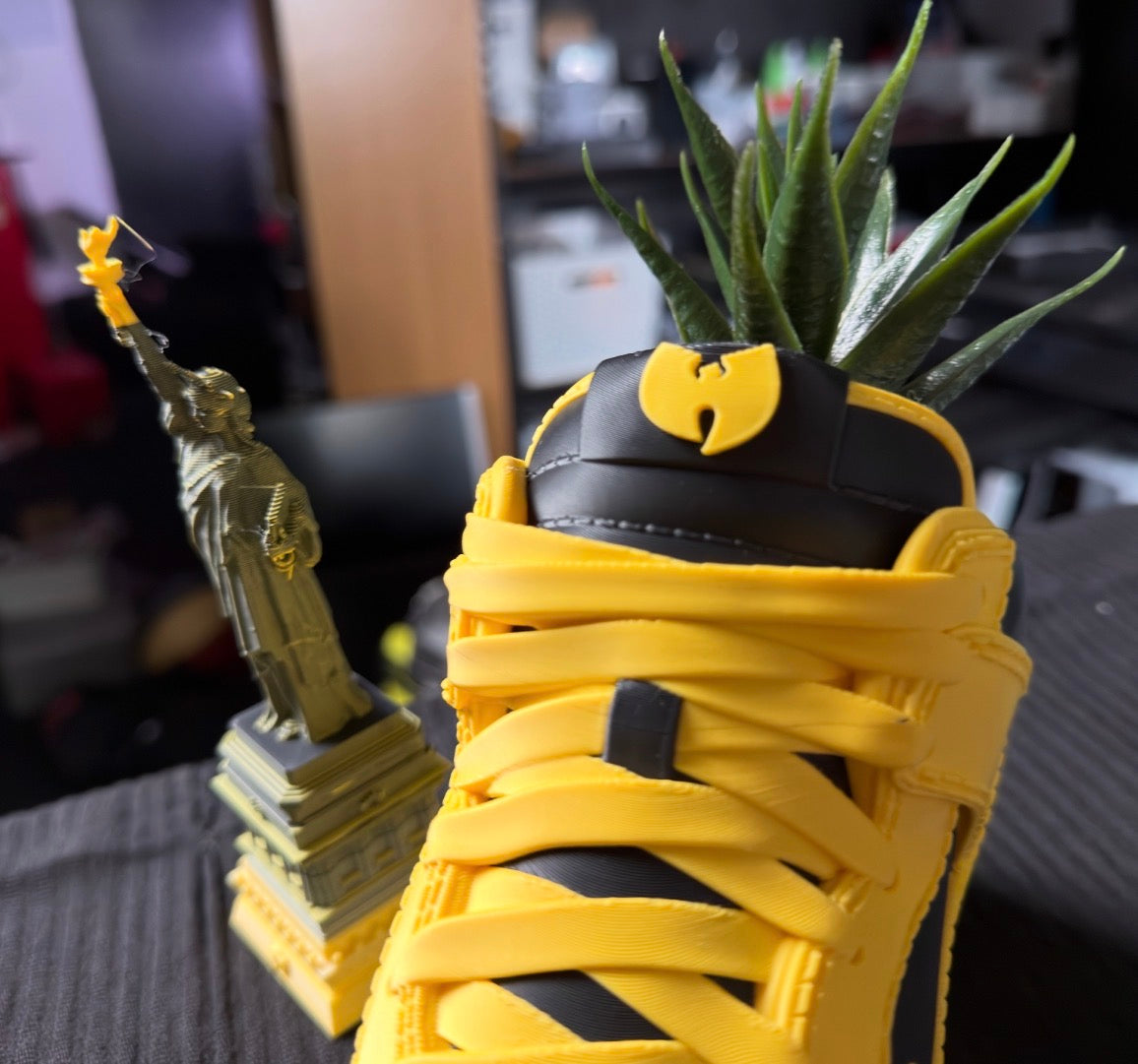 WU-TANG Dunk Sneaker Planter (Yellow and Black)