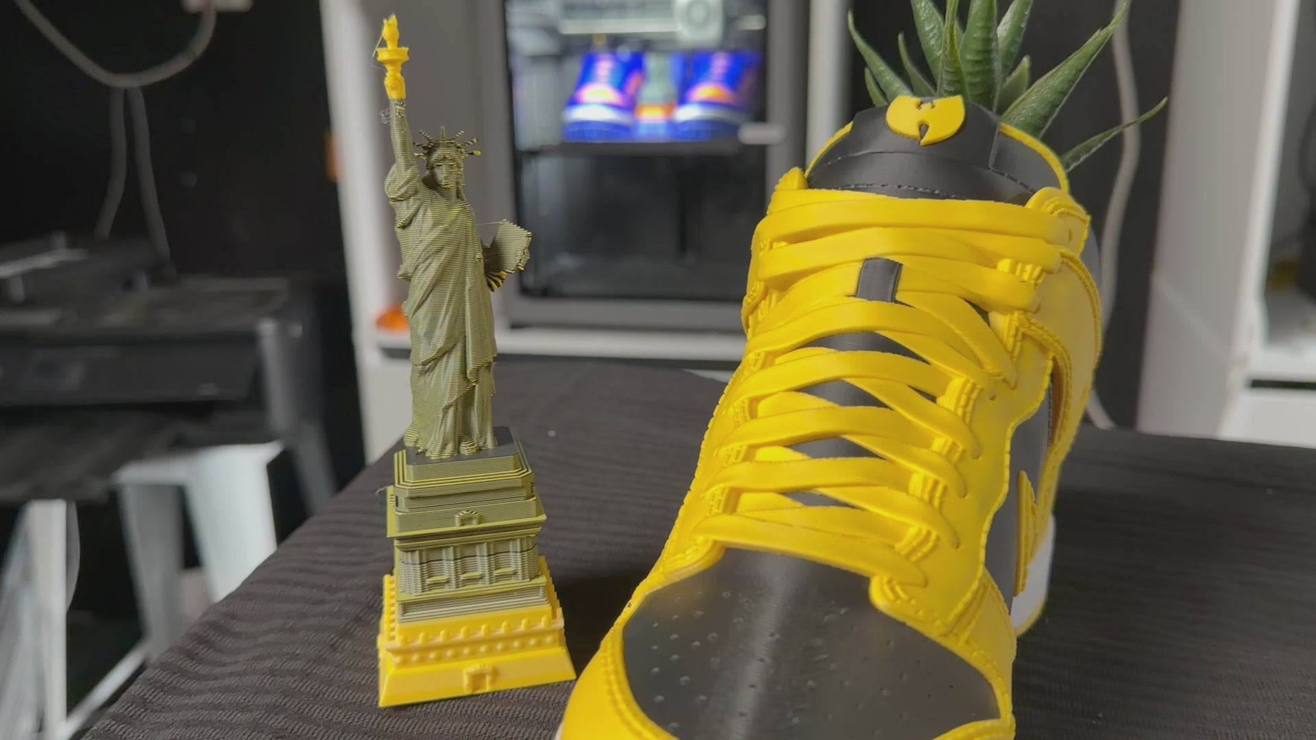 WU-TANG Dunk Sneaker Planter (Yellow and Black)